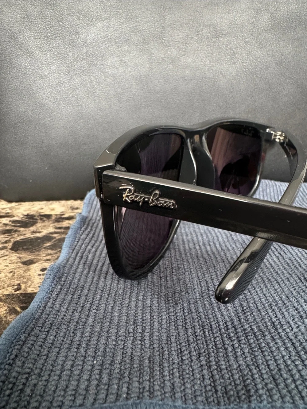 Ray-Ban Black Boyfriend Polarized Sunglasses